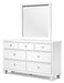 Fortman Dresser and Mirror - CasaBella Furniture (San Antonio, TX)