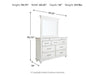 Kanwyn Dresser and Mirror - CasaBella Furniture (San Antonio, TX)