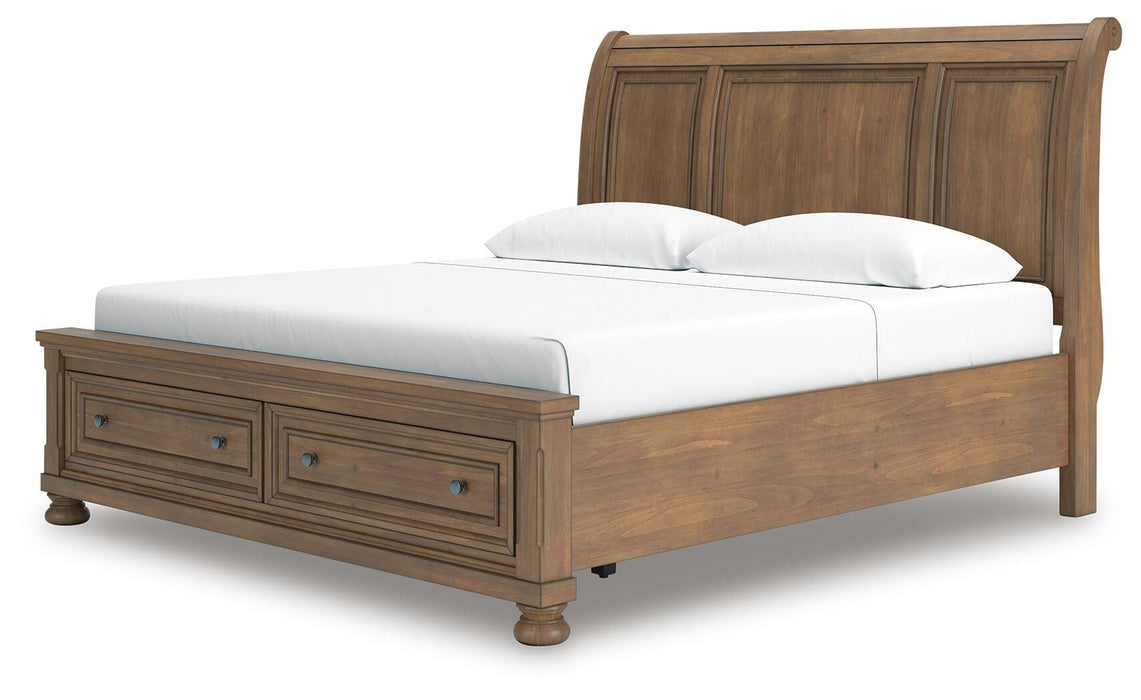 Feddinger Panel Storage Bed - CasaBella Furniture (San Antonio, TX)
