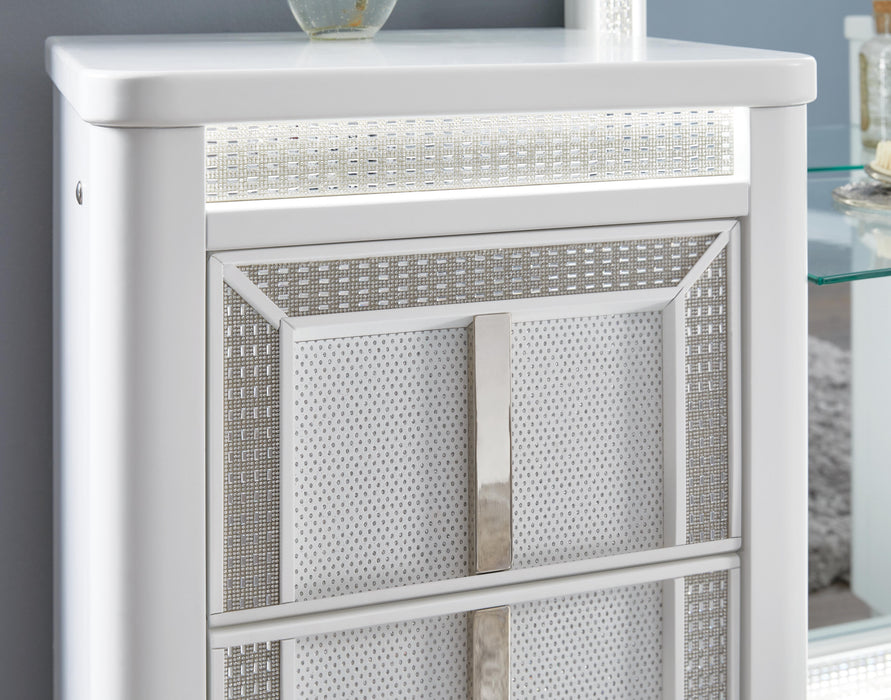 Chalanna Vanity with Mirror - CasaBella Furniture (San Antonio, TX)