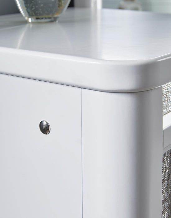Chalanna Vanity with Mirror - CasaBella Furniture (San Antonio, TX)