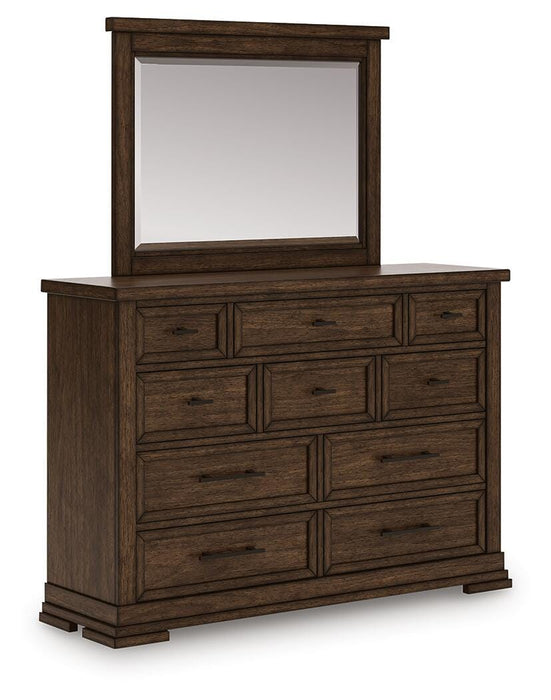 Taffenbrook Dresser and Mirror - CasaBella Furniture (San Antonio, TX)