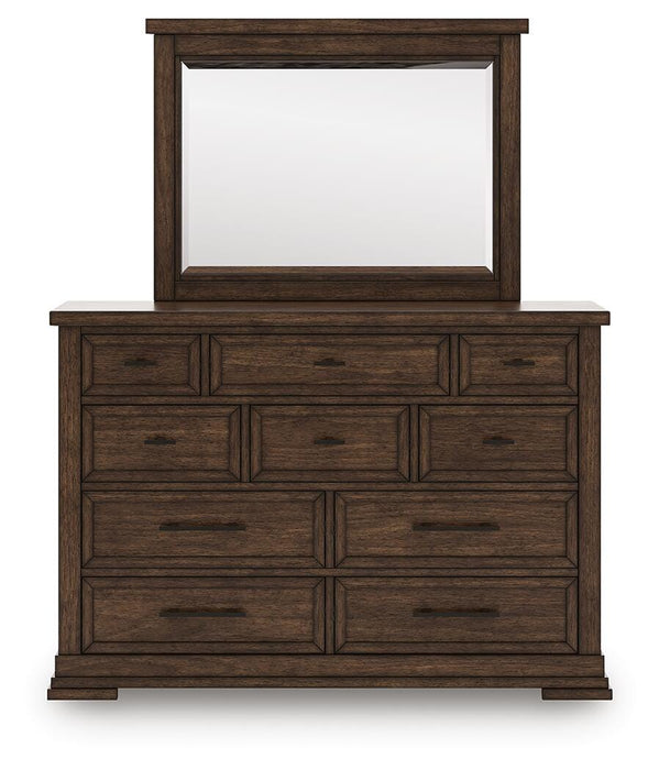 Taffenbrook Dresser and Mirror - CasaBella Furniture (San Antonio, TX)