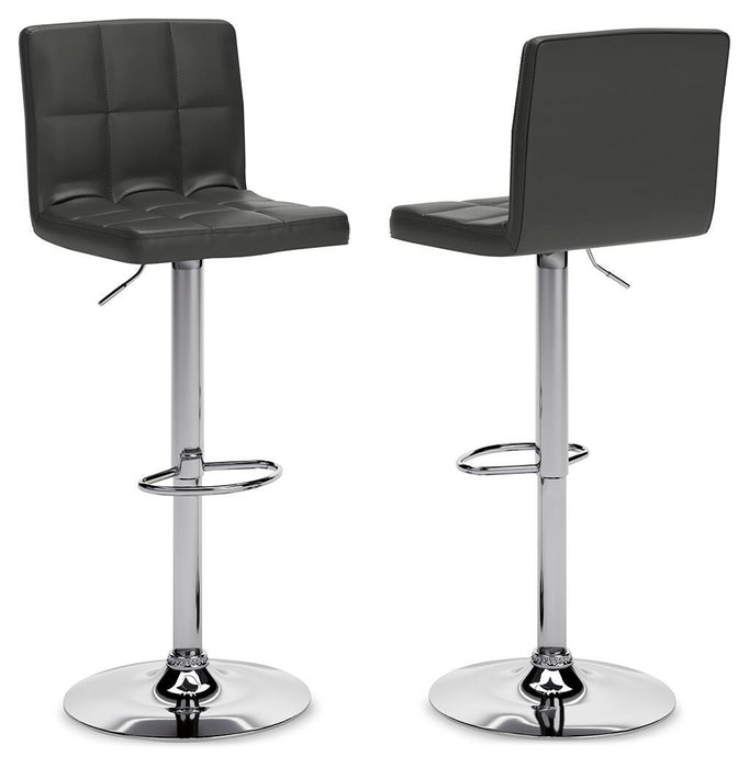 Bellatier Adjustable Height Bar Stool - CasaBella Furniture (San Antonio, TX)