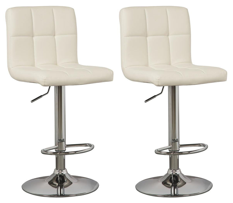 Bellatier Adjustable Height Bar Stool - CasaBella Furniture (San Antonio, TX)