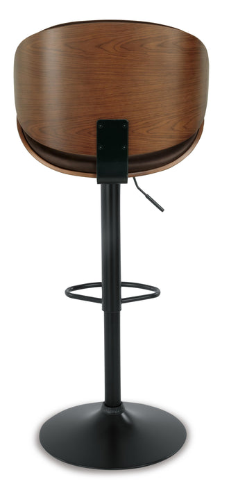 Bellatier Adjustable Height Bar Stool - CasaBella Furniture (San Antonio, TX)