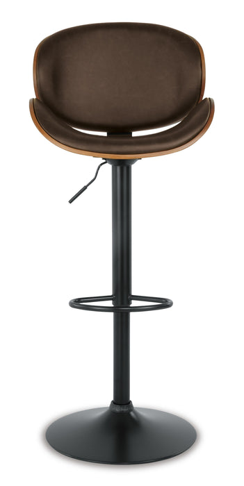 Bellatier Adjustable Height Bar Stool - CasaBella Furniture (San Antonio, TX)