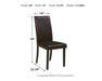 Kimonte Dining Chair Set - CasaBella Furniture (San Antonio, TX)