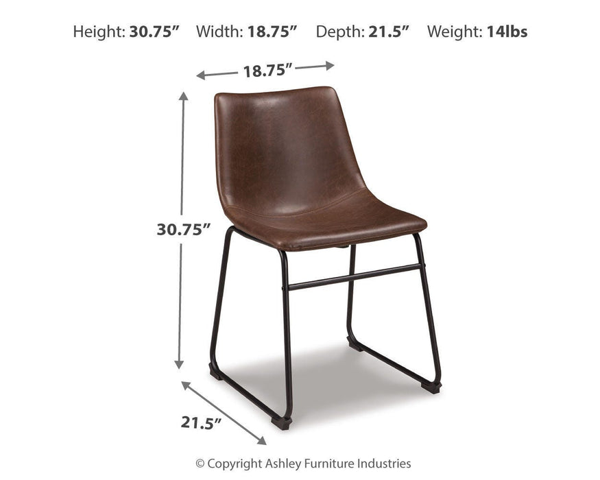 Centiar Dining Chair - CasaBella Furniture (San Antonio, TX)