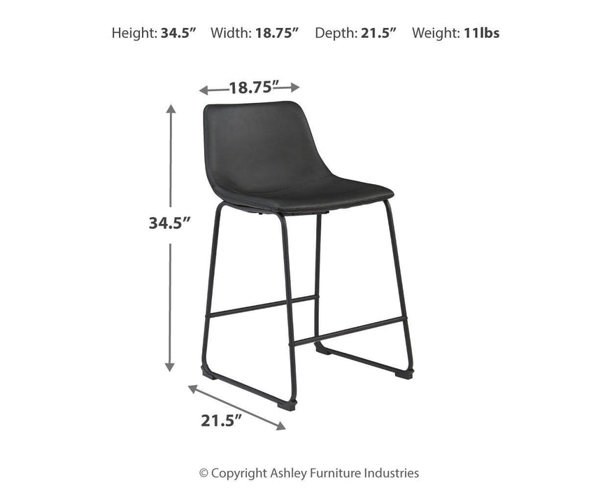 Centiar Counter Height Bar Stool - CasaBella Furniture (San Antonio, TX)