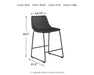 Centiar Counter Height Bar Stool - CasaBella Furniture (San Antonio, TX)