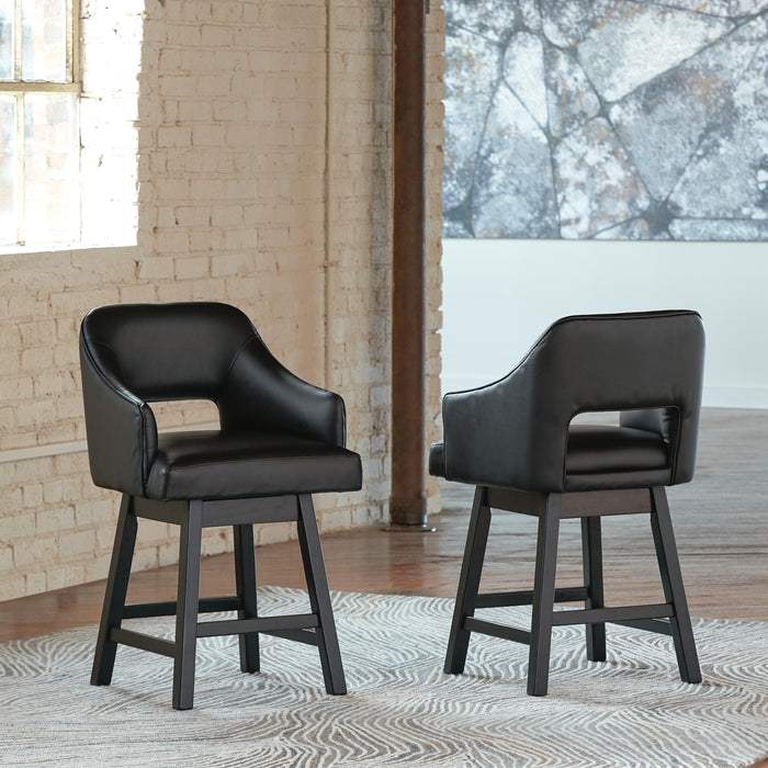 Tallenger Bar Stool Set - CasaBella Furniture (San Antonio, TX)