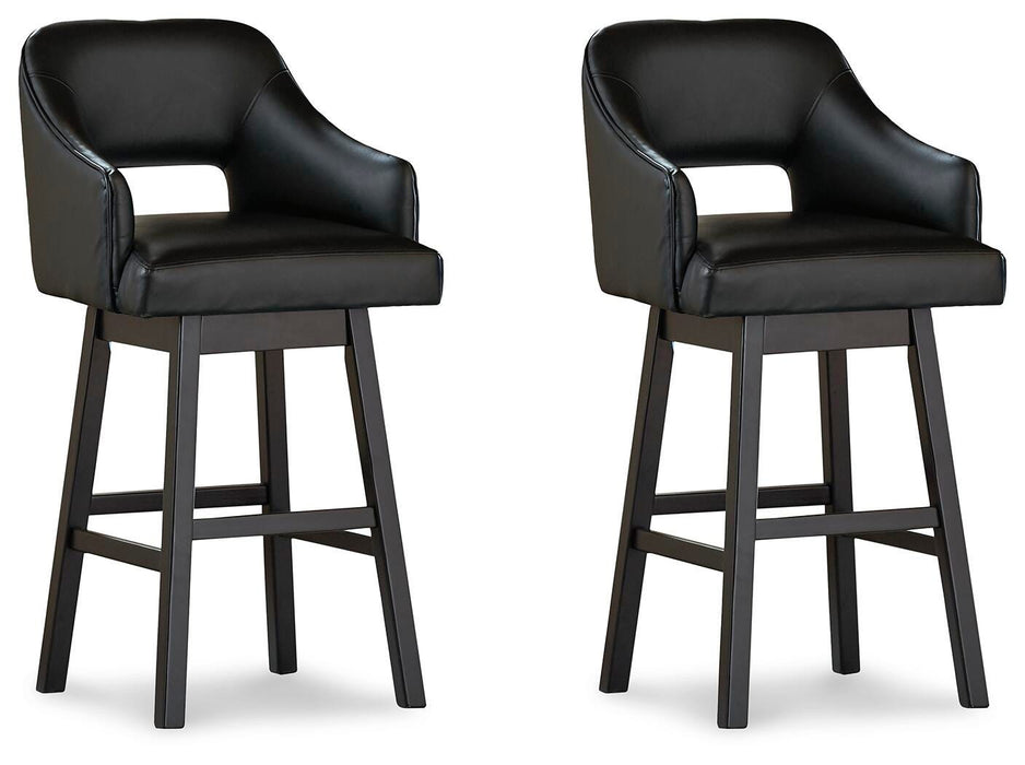 Tallenger Bar Stool Set - CasaBella Furniture (San Antonio, TX)