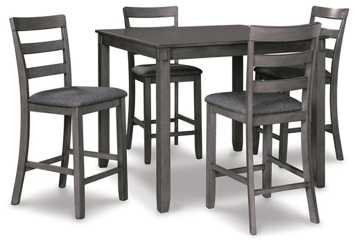 Bridson Counter Height Dining Table and Bar Stools (Set of 5) - CasaBella Furniture (San Antonio, TX)