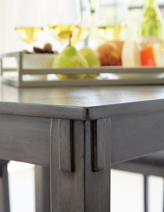 Bridson Counter Height Dining Table and Bar Stools (Set of 5) - CasaBella Furniture (San Antonio, TX)