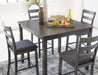 Bridson Counter Height Dining Table and Bar Stools (Set of 5) - CasaBella Furniture (San Antonio, TX)