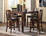 Bennox Counter Height Dining Table and Bar Stools (Set of 5) - CasaBella Furniture (San Antonio, TX)