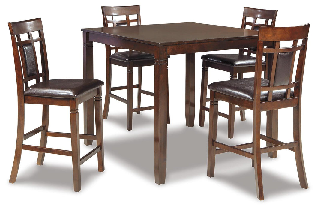 Bennox Counter Height Dining Table and Bar Stools (Set of 5) - CasaBella Furniture (San Antonio, TX)