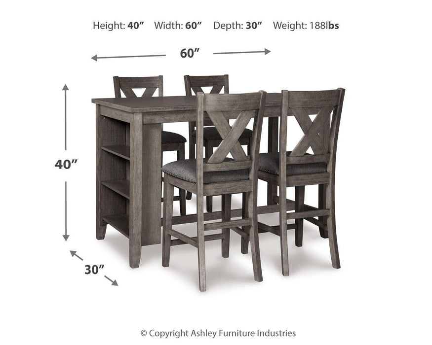 Caitbrook Counter Height Dining Package - CasaBella Furniture (San Antonio, TX)