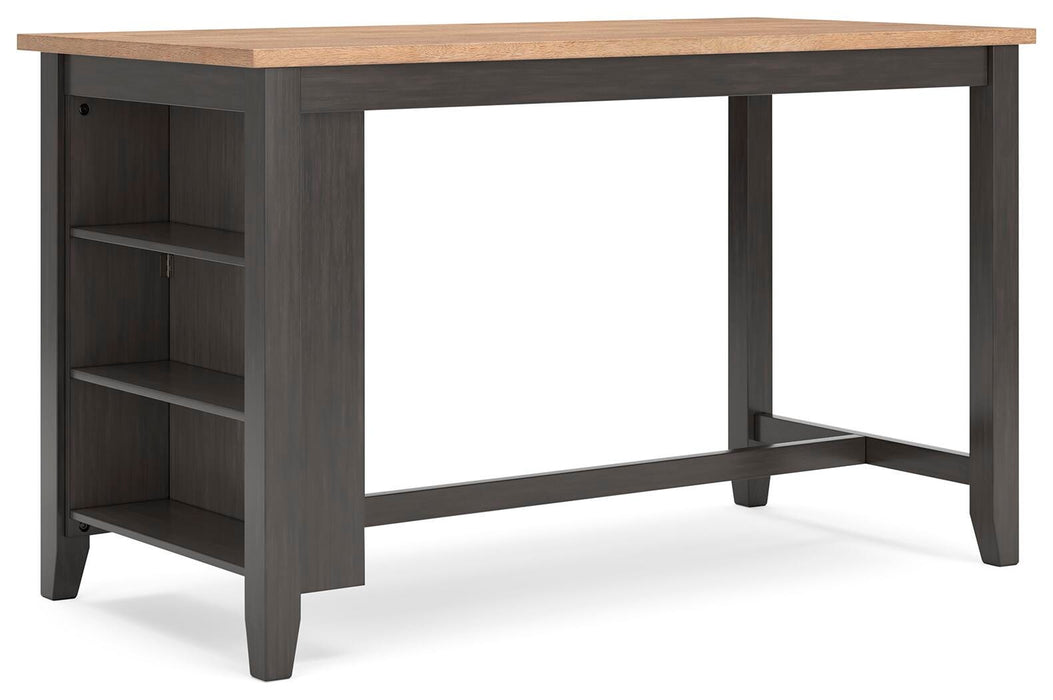 Gesthaven Counter Height Dining Table - CasaBella Furniture (San Antonio, TX)