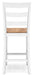 Gesthaven Counter Height Barstool - CasaBella Furniture (San Antonio, TX)