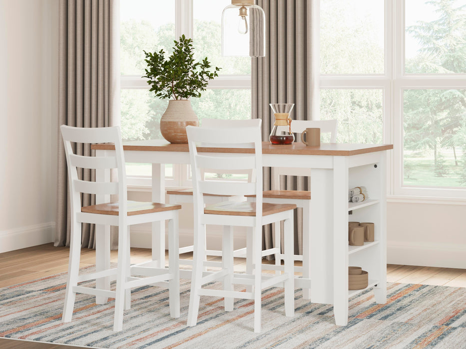 Gesthaven Counter Height Dining Table - CasaBella Furniture (San Antonio, TX)