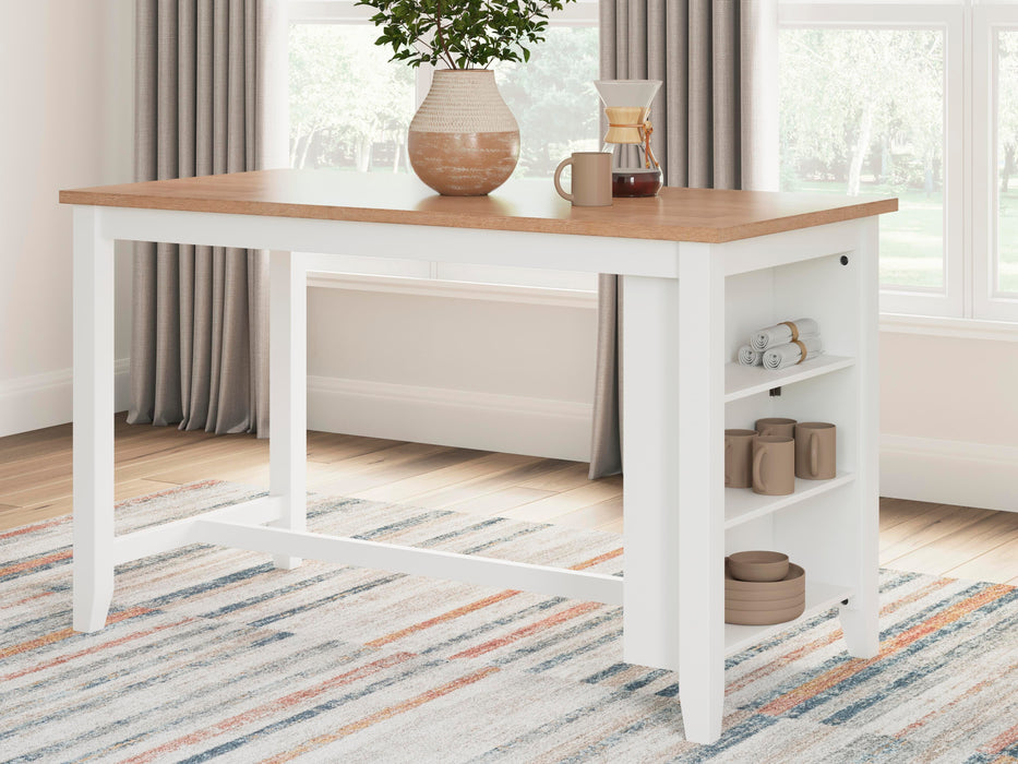 Gesthaven Counter Height Dining Table - CasaBella Furniture (San Antonio, TX)