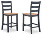 Gesthaven Counter Height Barstool - CasaBella Furniture (San Antonio, TX)
