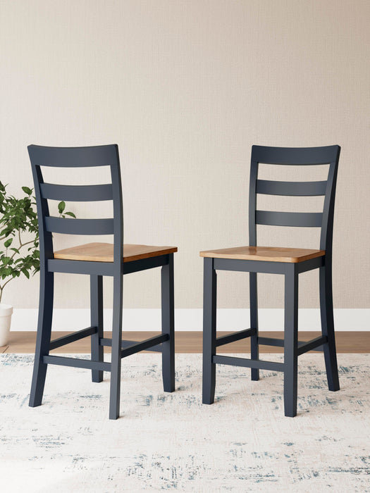 Gesthaven Counter Height Barstool - CasaBella Furniture (San Antonio, TX)