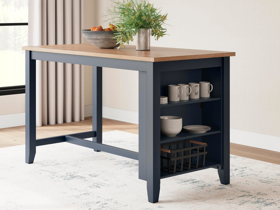 Gesthaven Counter Height Dining Table - CasaBella Furniture (San Antonio, TX)