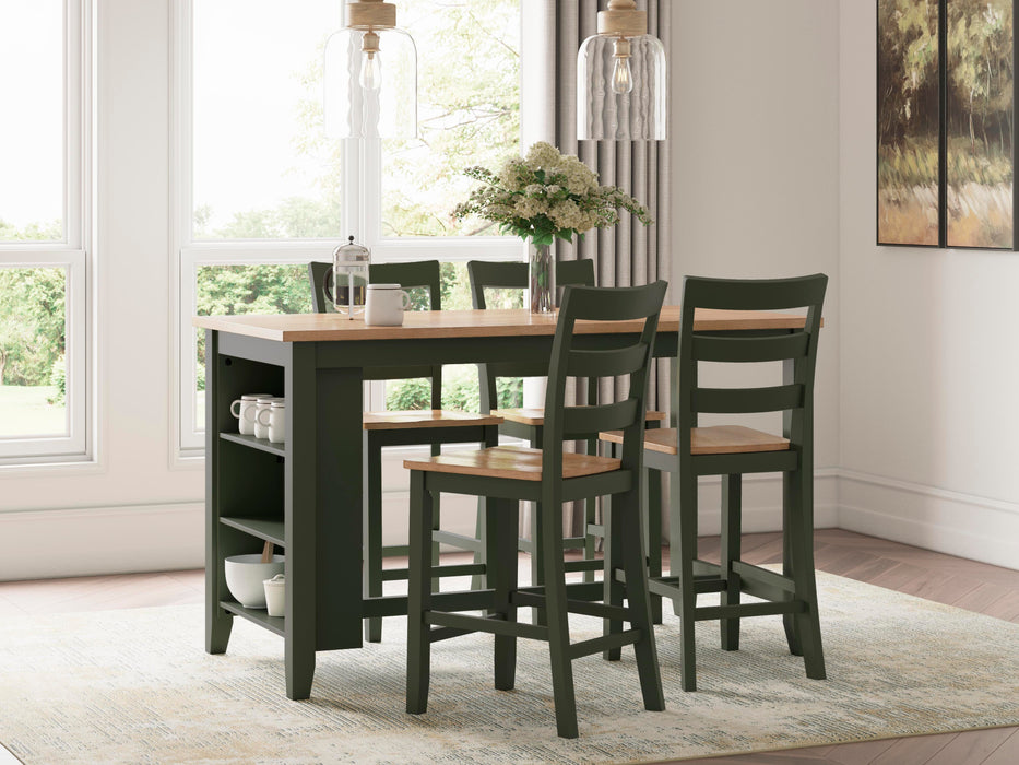 Gesthaven Counter Height Dining Table - CasaBella Furniture (San Antonio, TX)