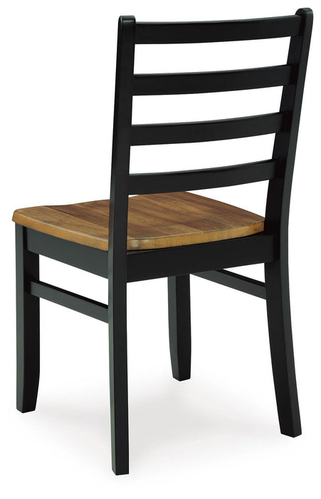 Blondon Dining Table and 6 Chairs (Set of 7) - CasaBella Furniture (San Antonio, TX)