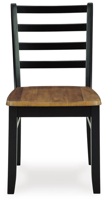 Blondon Dining Table and 6 Chairs (Set of 7) - CasaBella Furniture (San Antonio, TX)