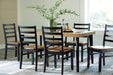Blondon Dining Table and 6 Chairs (Set of 7) - CasaBella Furniture (San Antonio, TX)