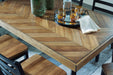 Blondon Dining Table and 6 Chairs (Set of 7) - CasaBella Furniture (San Antonio, TX)