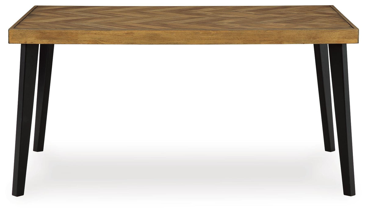 Blondon Dining Table and 6 Chairs (Set of 7) - CasaBella Furniture (San Antonio, TX)