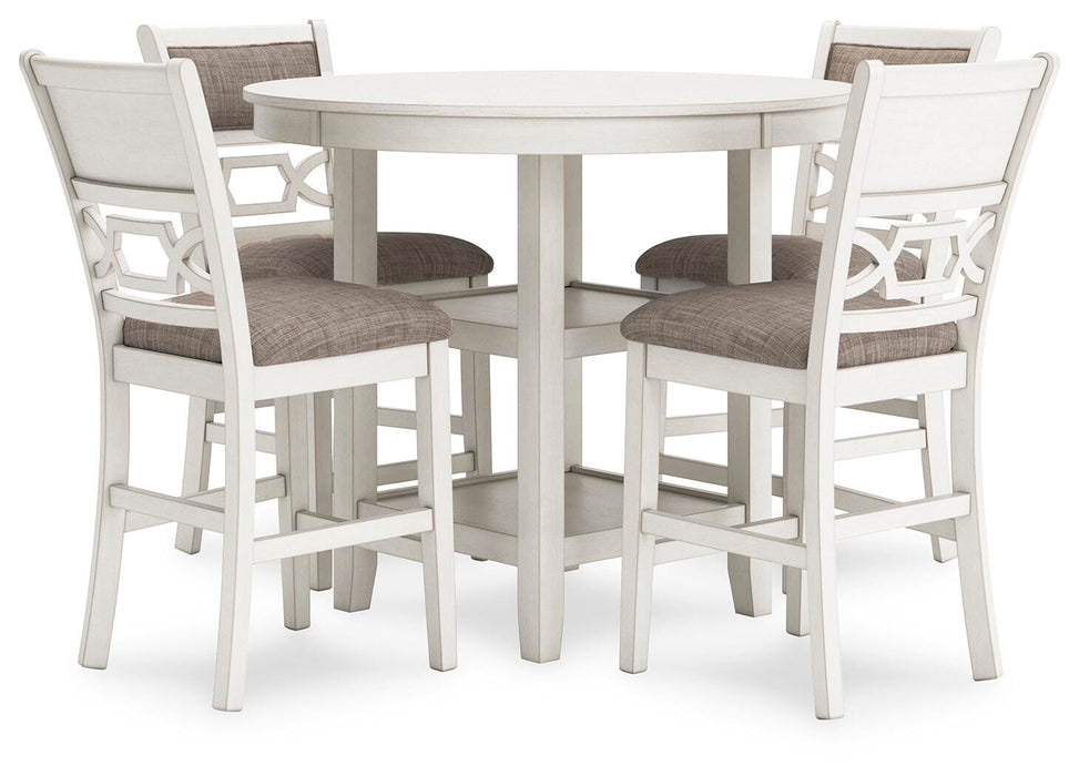 Erinberg Counter Height Dining Table and 4 Barstools (Set of 5) - CasaBella Furniture (San Antonio, TX)