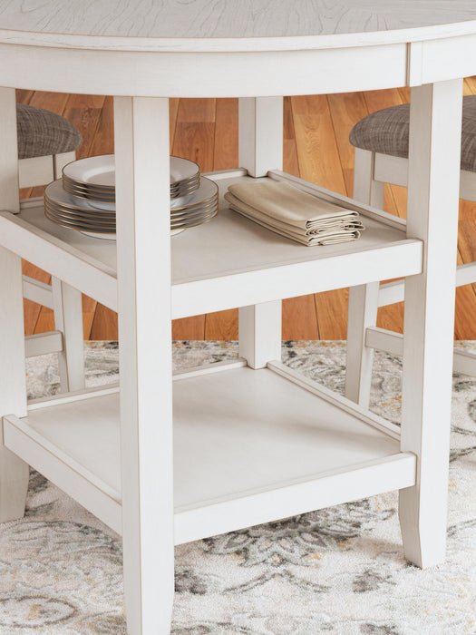Erinberg Counter Height Dining Table and 4 Barstools (Set of 5) - CasaBella Furniture (San Antonio, TX)