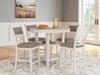 Erinberg Counter Height Dining Table and 4 Barstools (Set of 5) - CasaBella Furniture (San Antonio, TX)