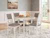 Erinberg Dining Table and 4 Chairs (Set of 5) - CasaBella Furniture (San Antonio, TX)