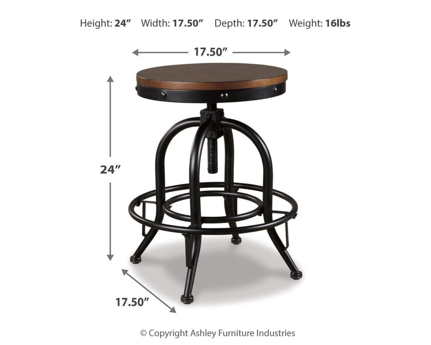 Valebeck Counter Height Bar Stool - CasaBella Furniture (San Antonio, TX)