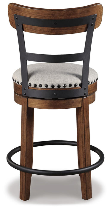 Valebeck Counter Height Bar Stool - CasaBella Furniture (San Antonio, TX)