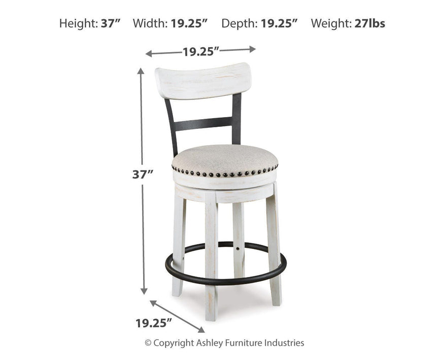Valebeck Counter Height Bar Stool - CasaBella Furniture (San Antonio, TX)