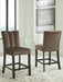Jeshina Counter Height Barstool - CasaBella Furniture (San Antonio, TX)