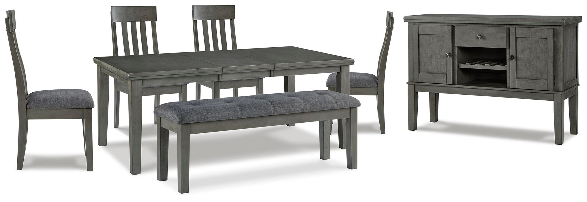 Hallanden Dining Room Set - CasaBella Furniture (San Antonio, TX)
