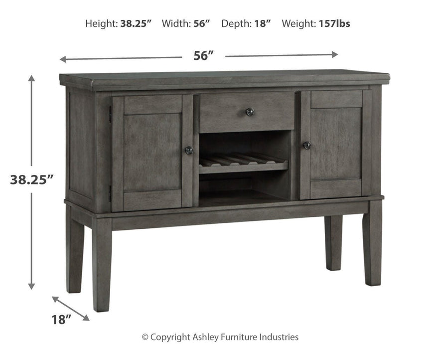 Hallanden Dining Room Set - CasaBella Furniture (San Antonio, TX)