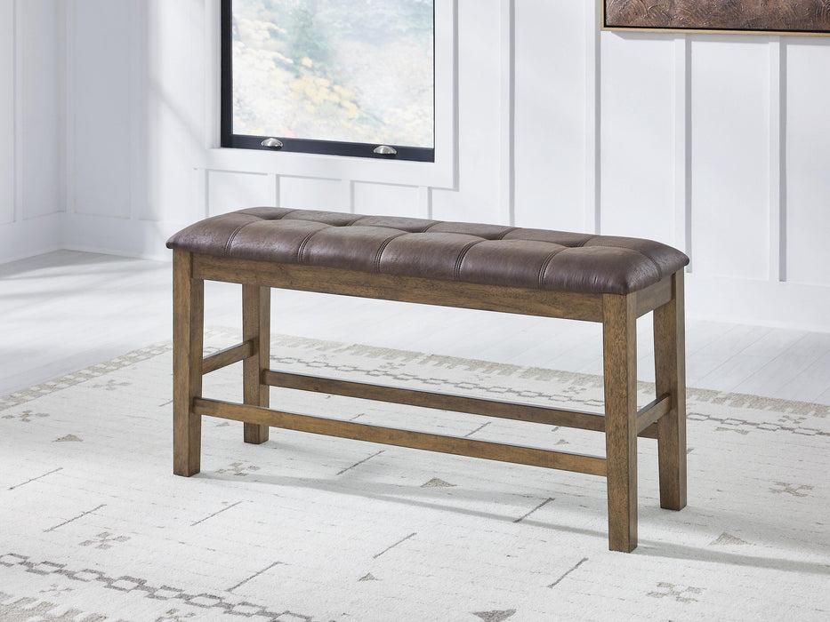 Urbinforte Counter Height Dining Bench - CasaBella Furniture (San Antonio, TX)