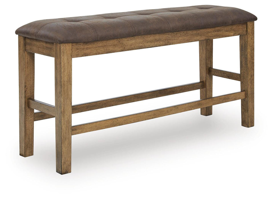 Urbinforte Counter Height Dining Bench - CasaBella Furniture (San Antonio, TX)