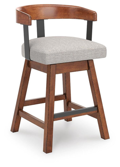 Ralene Counter Height Barstool (Set of 2) - CasaBella Furniture (San Antonio, TX)