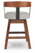 Ralene Counter Height Barstool (Set of 2) - CasaBella Furniture (San Antonio, TX)